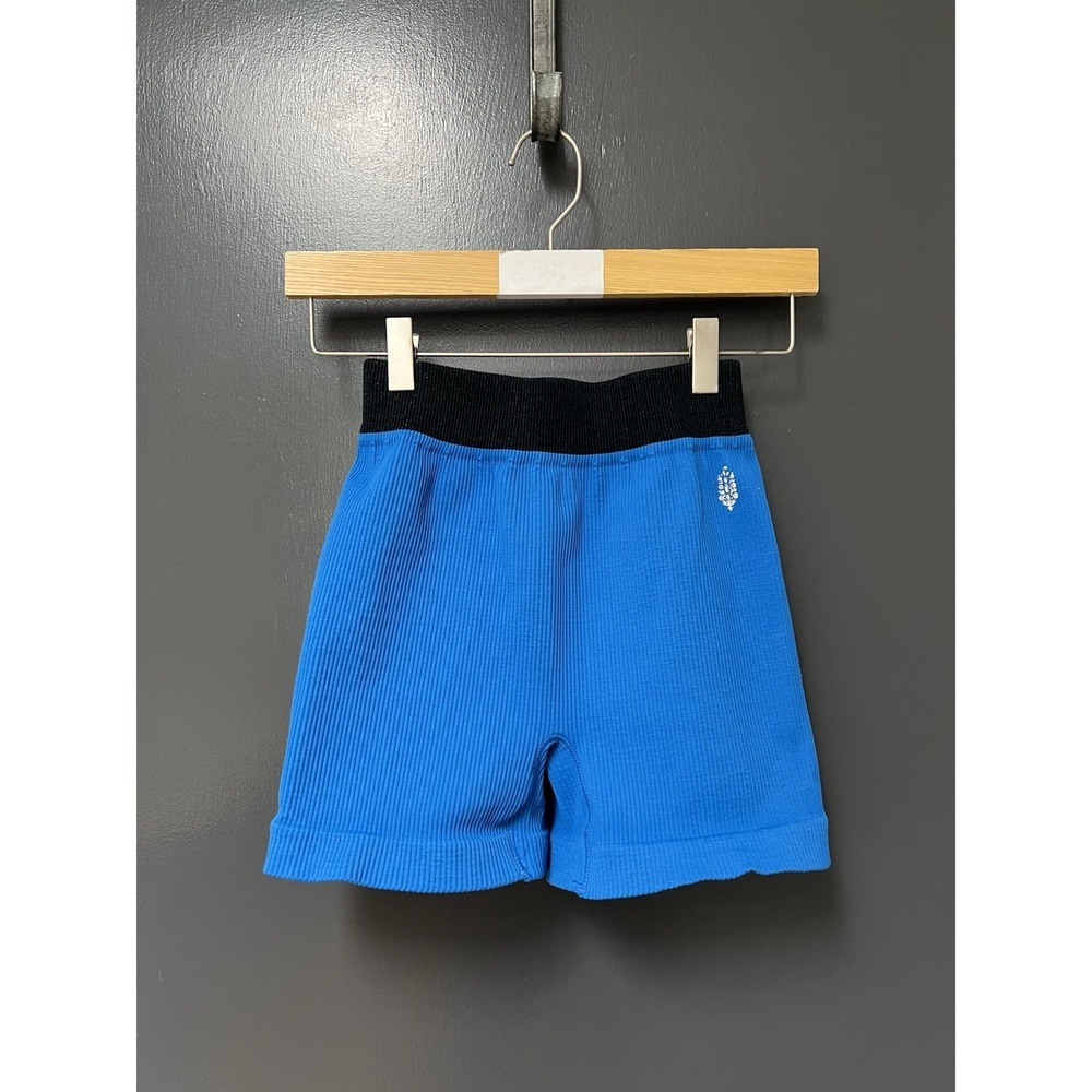 Free People Movement Prajna Happiness Runs Shorts Blue Sz M/L